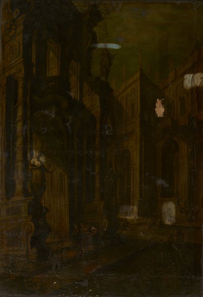 Architectural Fantasy, Still Life by attributed to Vincenzo dal Re